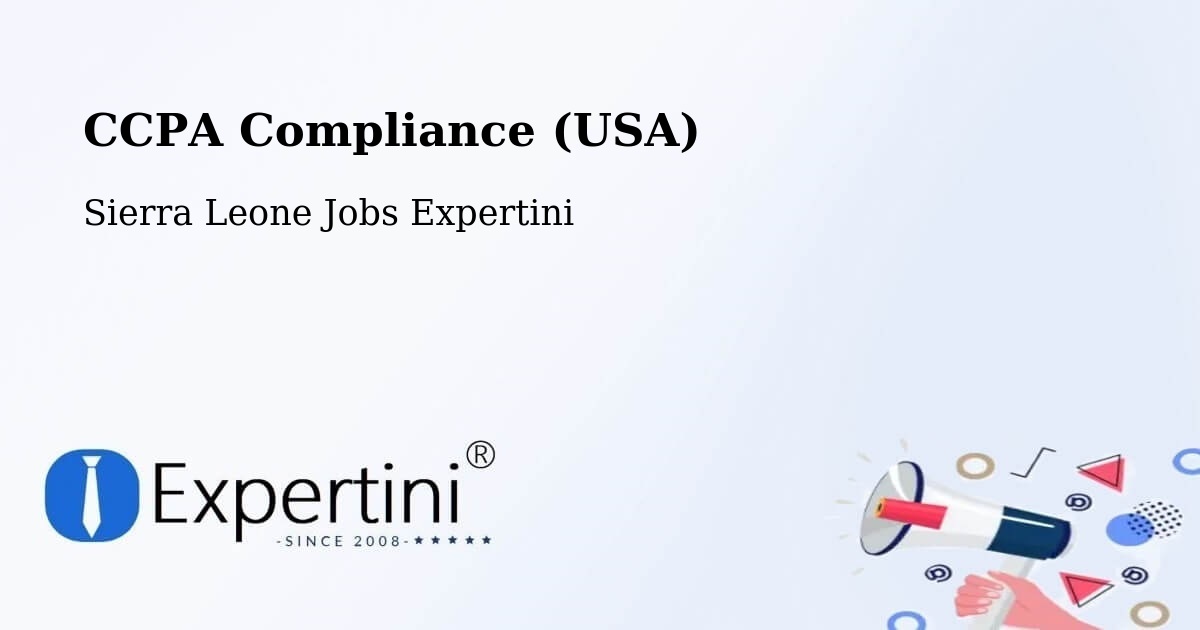 CCPA Privacy Rights & Compliance Notice – Potoru - Sierra Leone Jobs Expertini