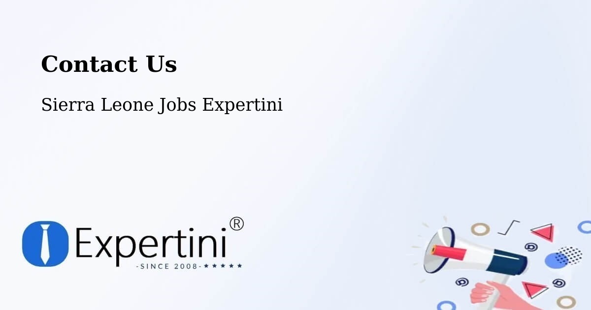 Contact Expertini – Potoru - Sierra Leone Jobs Expertini