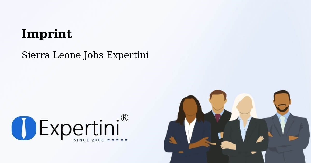 Imprint – Potoru - Sierra Leone Jobs Expertini