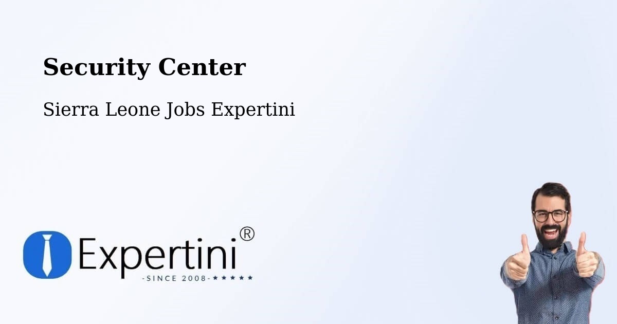 Security & Compliance – Potoru - Sierra Leone Jobs Expertini