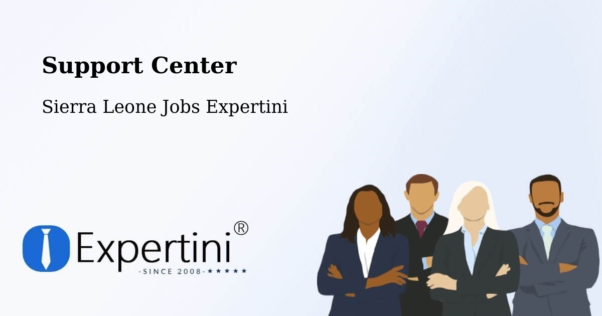 Support Services – Potoru - Sierra Leone Jobs Expertini