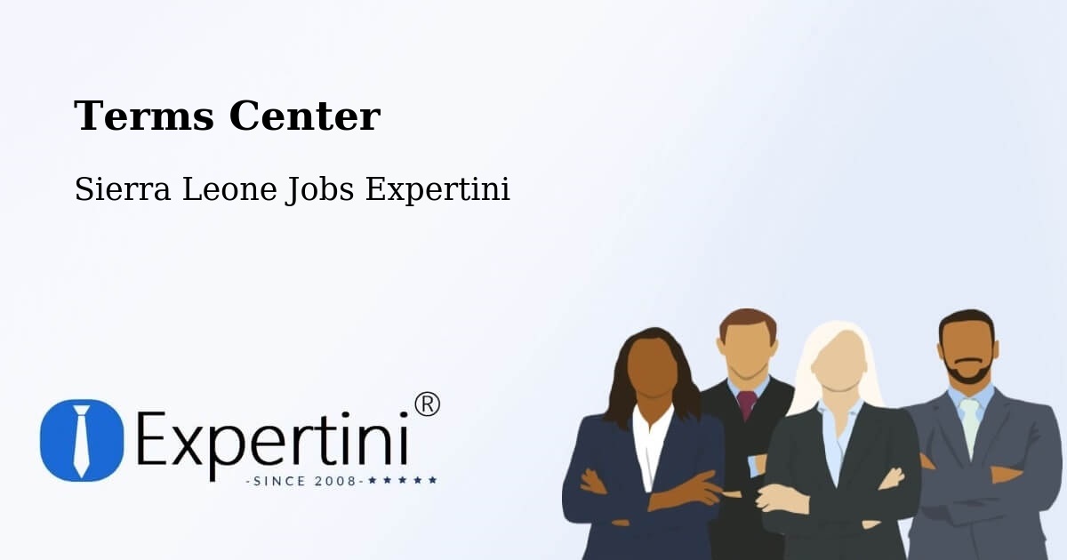 Terms of Service – Potoru - Sierra Leone Jobs Expertini